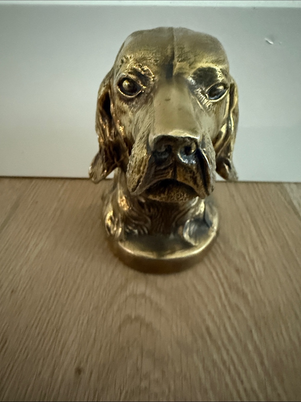 Vintage Brass Irish Setter bookend 5.5” tall - Picture 3 of 3